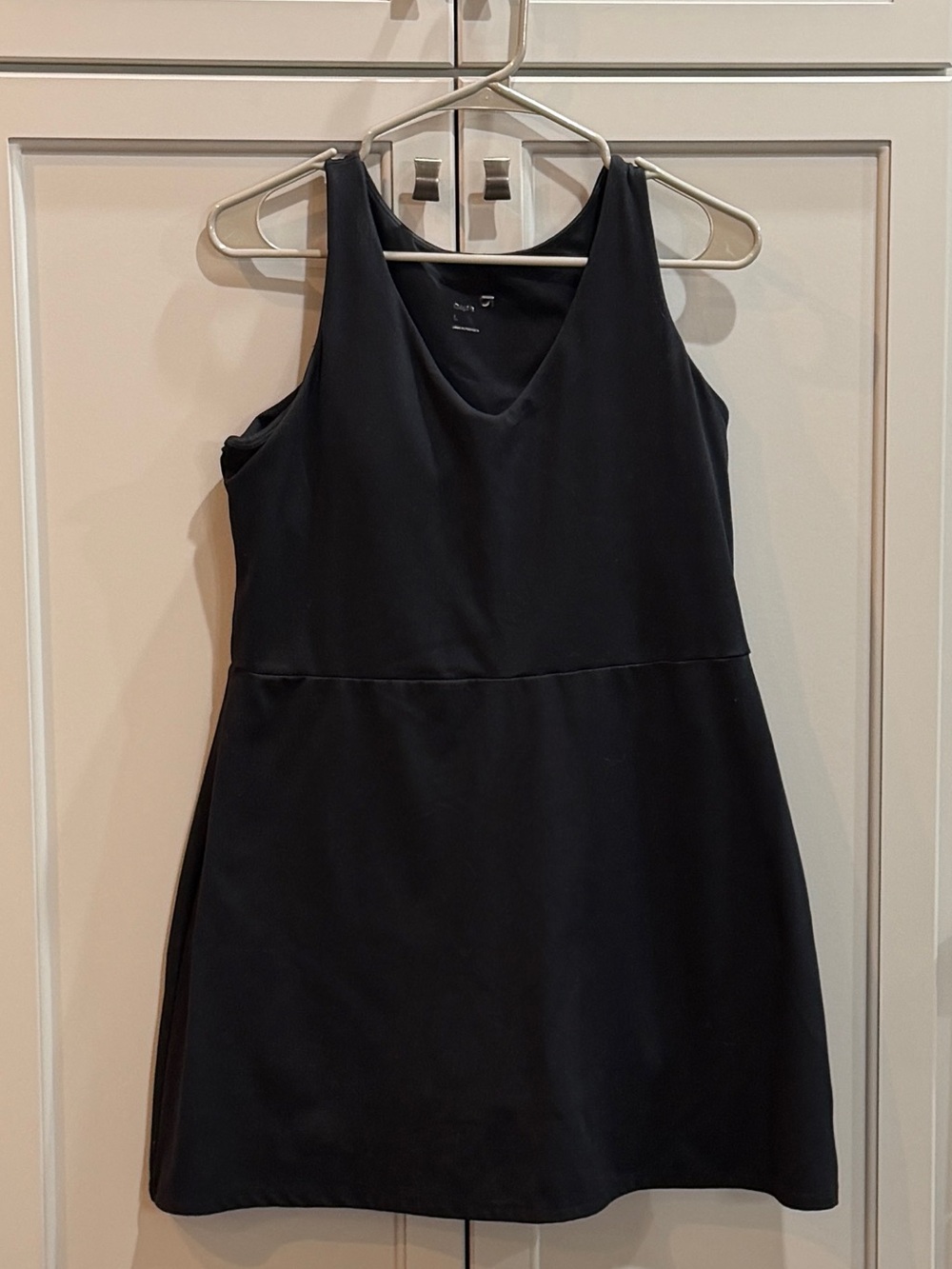 GAP Black Sleeveless V-Neck A-Line Dress